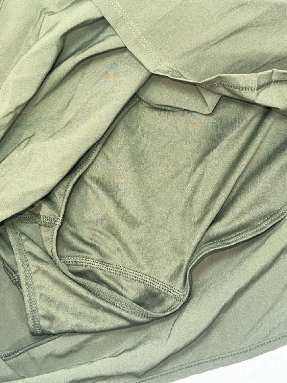 JoyLab Olive Green Ruffle Athletic Shorts Flowy Running Shorts Womens Size XXL